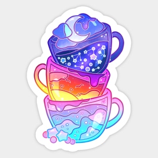 Teacup Set - Aesthetic Sky Collection Sticker